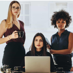 A coragem feminina no mundo dos negócios.