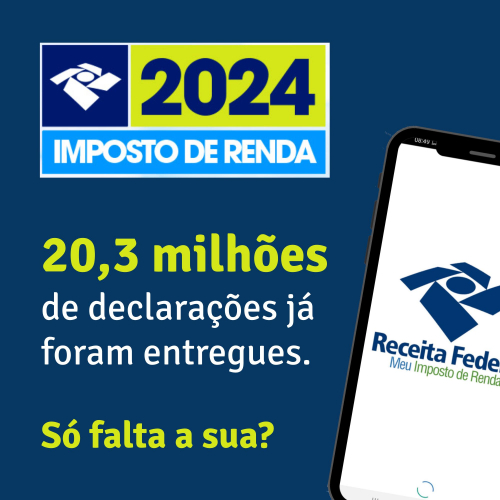 O prazo para a entrega da declaração termina no dia 31 deste mês.
